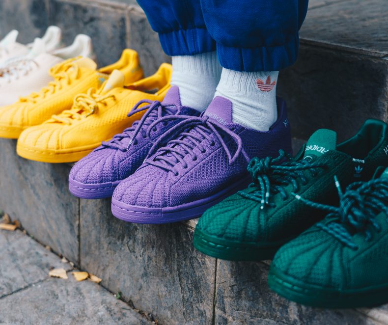 Befutott Pharrell Williams újabb sokszínű adidas kollabja, a Primeknit Human Race Pack